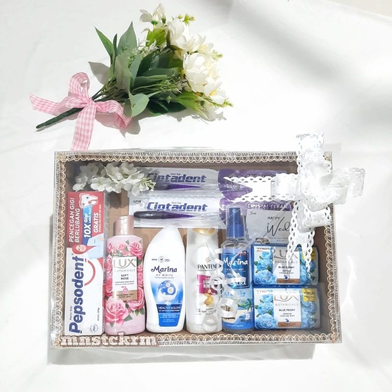 paket hantaran / seserahan nikah / lamaran / hadiah perlengkapan mandi satu set