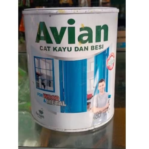 Cat Avian Kayu Dan Besi Putih Kode Sw sd 752