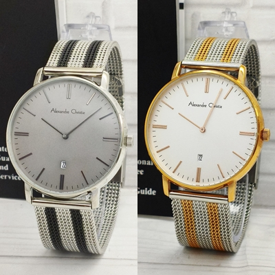 jam tangan pria original Alexandre Christie AC 8582 MD RANTAI PASIR ORIGINAL GARANSI RESMI 1 TAHUN