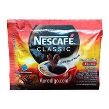 

NESCAFE CLASSIC KOPI INSTANT BUBUK 10 SACHET SASET TERBUAT DARI KOPI ROBUSTA DARI PETANI DI LAMPUNG YANG SANGAT ENAK TERASA KOPINYA