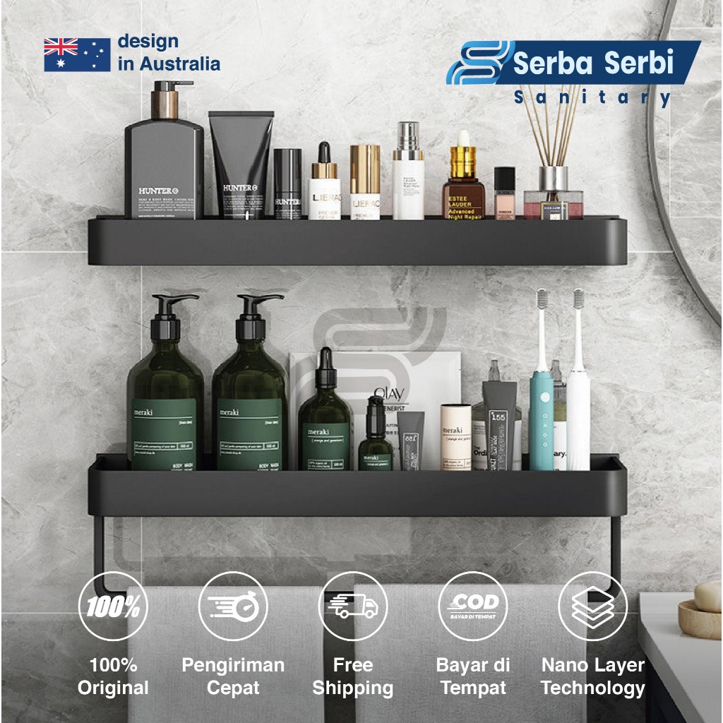 Rak Kamar Mandi | Rak Tempel Kamar Mandi | NV