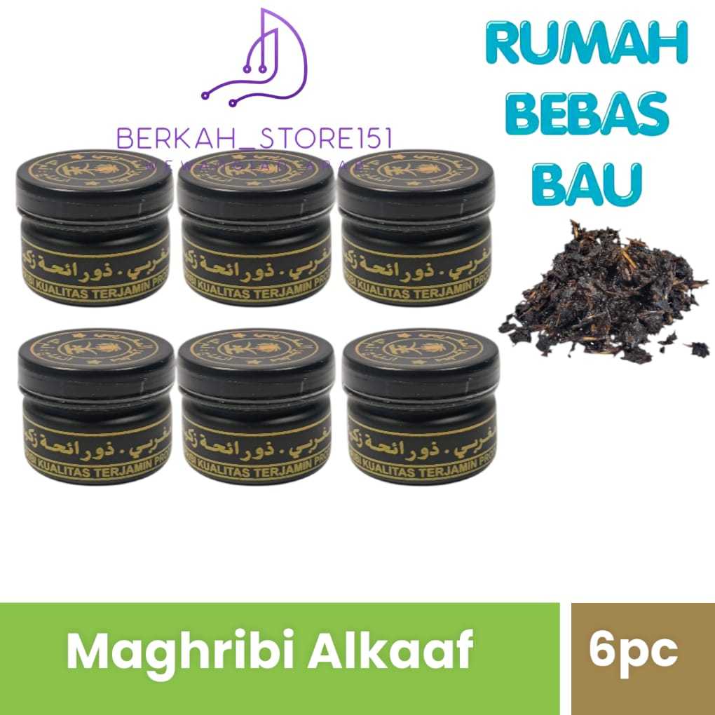 Setengah Lusin Bukhur Maghribi Al Kaaf/Original/Promo Buhur