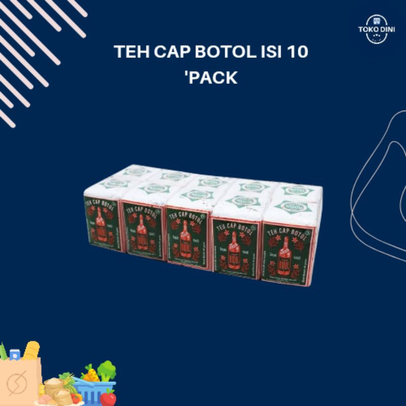 

Teh Cap Botol Hijau 40gr isi 10 Pack