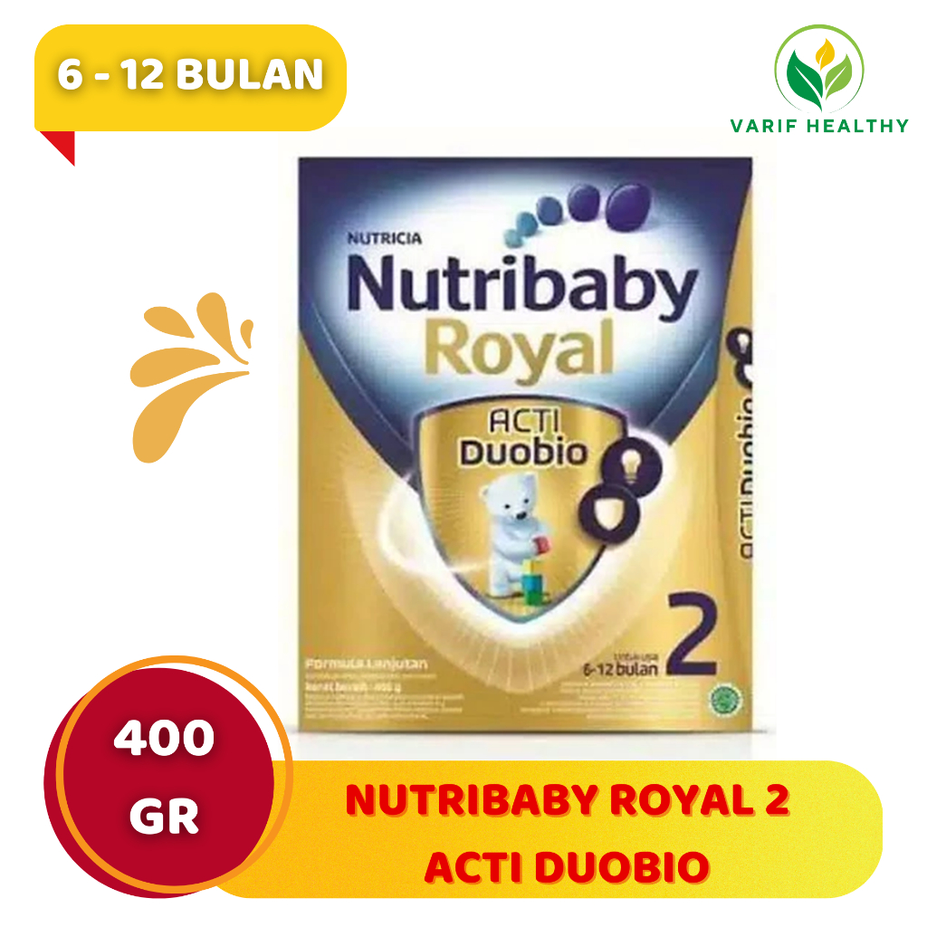

NUTRIBABY ROYAL 2 ACTIDUOBIO 400 gr | Untuk usia 6-12 bulan