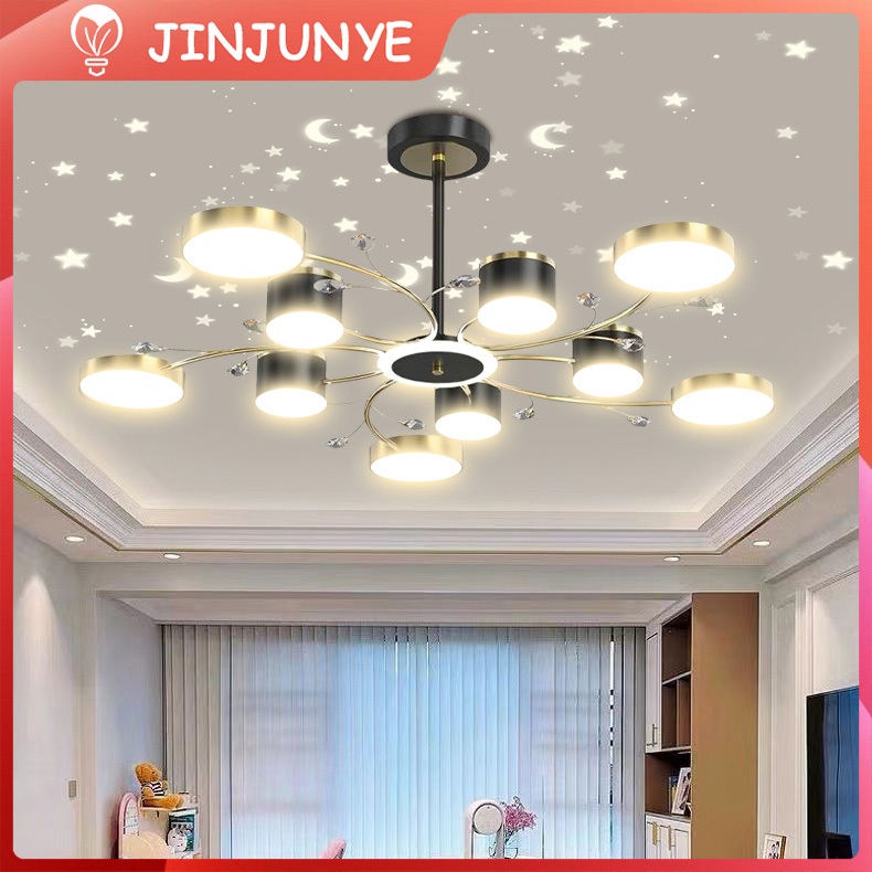 Lampu Hias Gantung Ruang Tamu LED 3 Warna Lampu Gantung Kamar Nordic Modern Lampu Plafon Dapur BR