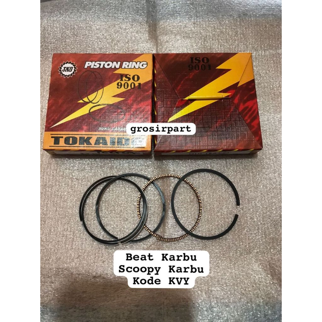 RING PISTON RING SEHER BEAT KARBU SCOOPY KARBU SPACY KVY TOKAIDO