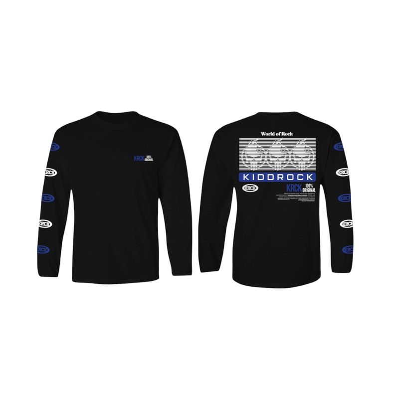 kiddrock t shirt long sleeve Euclid "black"