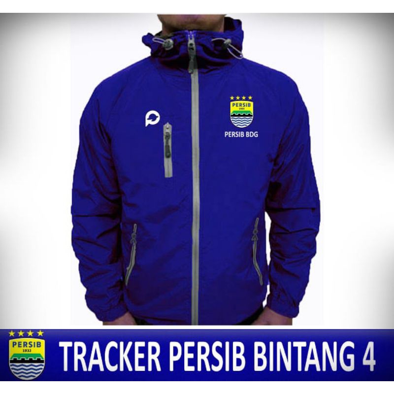 Jaket Hoodie Klub Persib Bandung Back to Back Champion Warna Biru