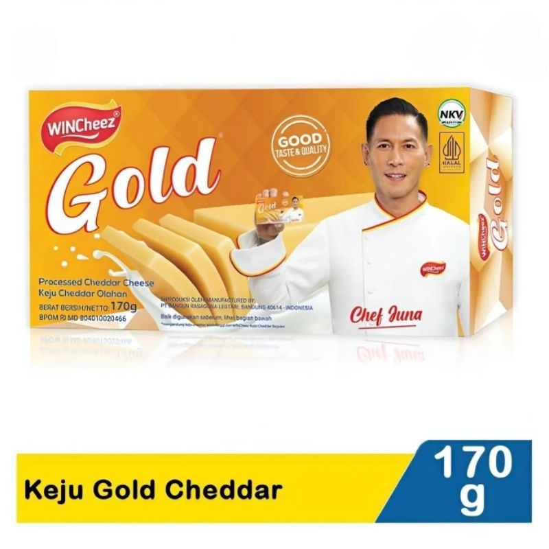 

WinCheez Keju Cheddar Olahan Gold 170G