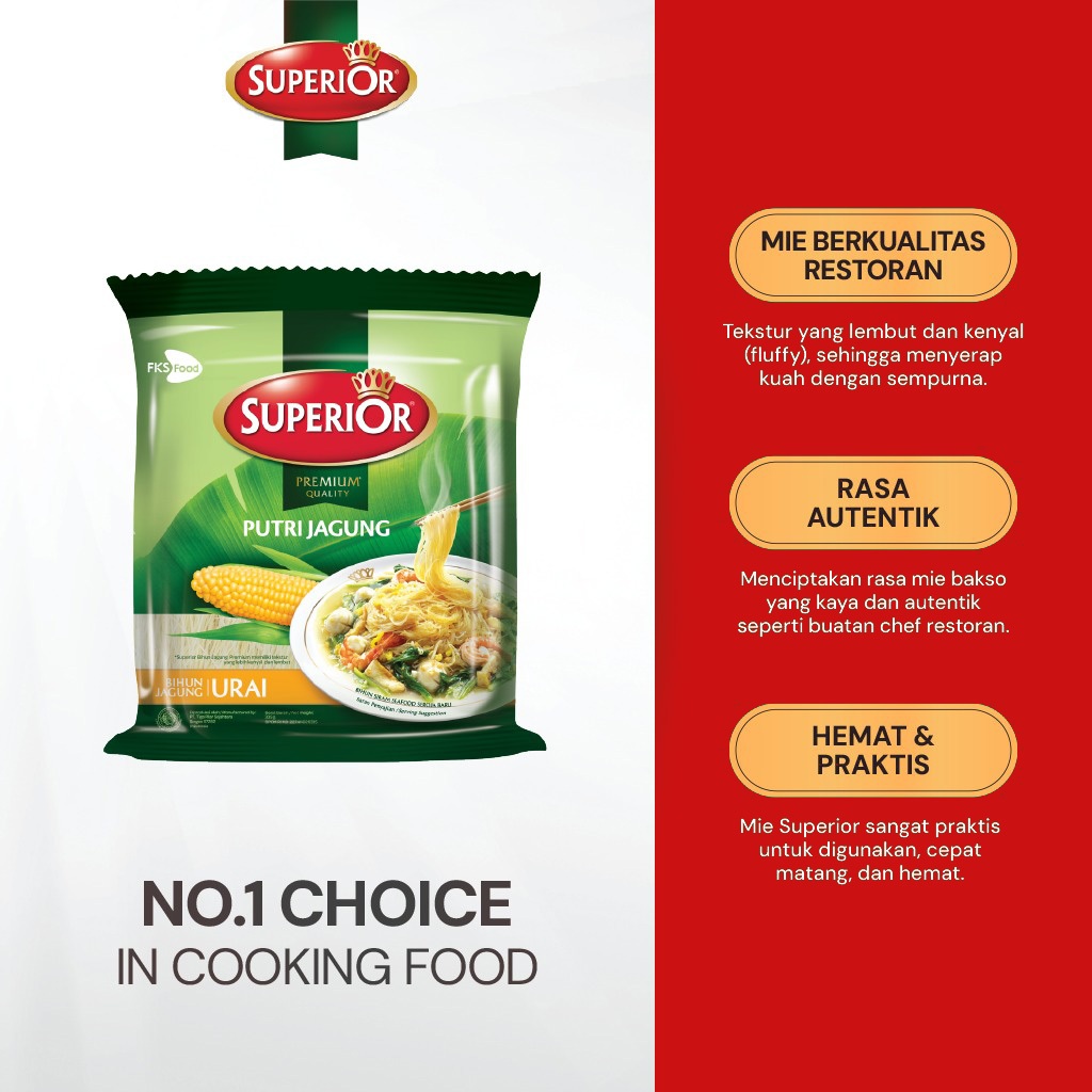 

Bihun Superior Jagung - 1pcs 335gr