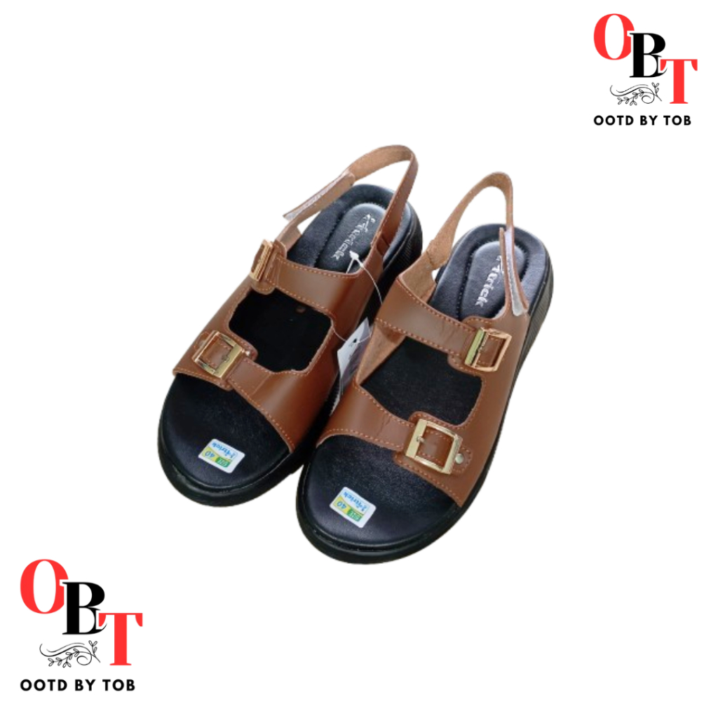 SENDAL WANITA WEDGES 3CM PREMIUM PLATFORM HAK TINGGI KOREA STYLE