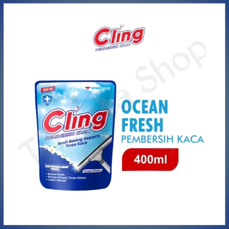 Cling Pembersih Kaca Refill Isi Ulang 400 ml