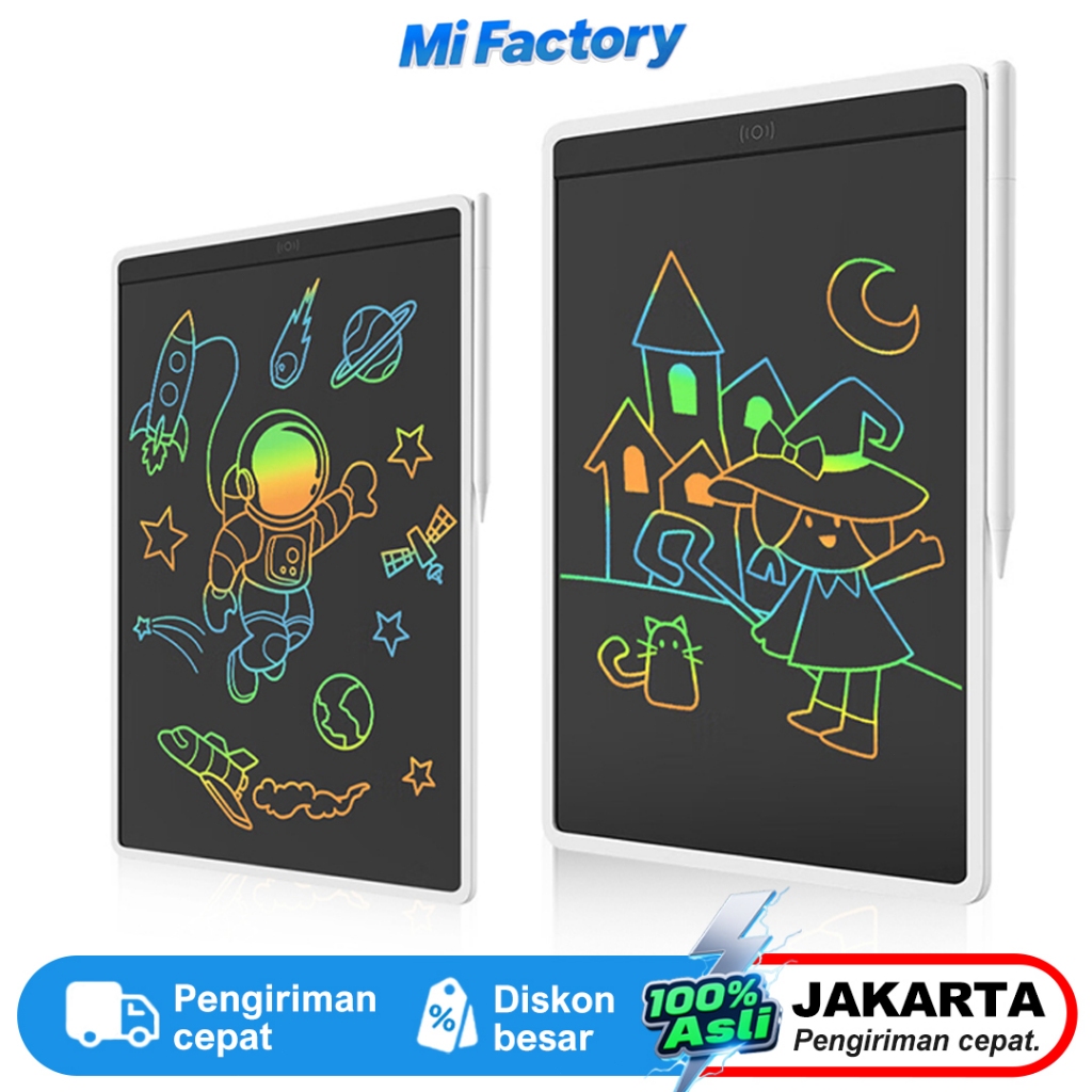 

Mijia Papan Tulis LCD Warna-warni 10 & 13,5 inci Satu Tombol Untuk Membersihkan Papan Tulis yang Dapat Digunakan Kembali Hadiah untuk Anak-anak Kantor