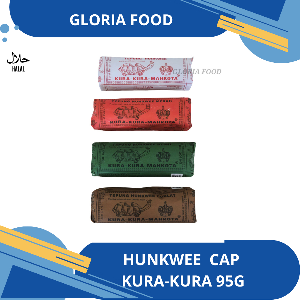 

TEPUNG HUNKWE / HUNG KWE HUN KWE CAP KURA-KURA MAHKOTA - 95GR