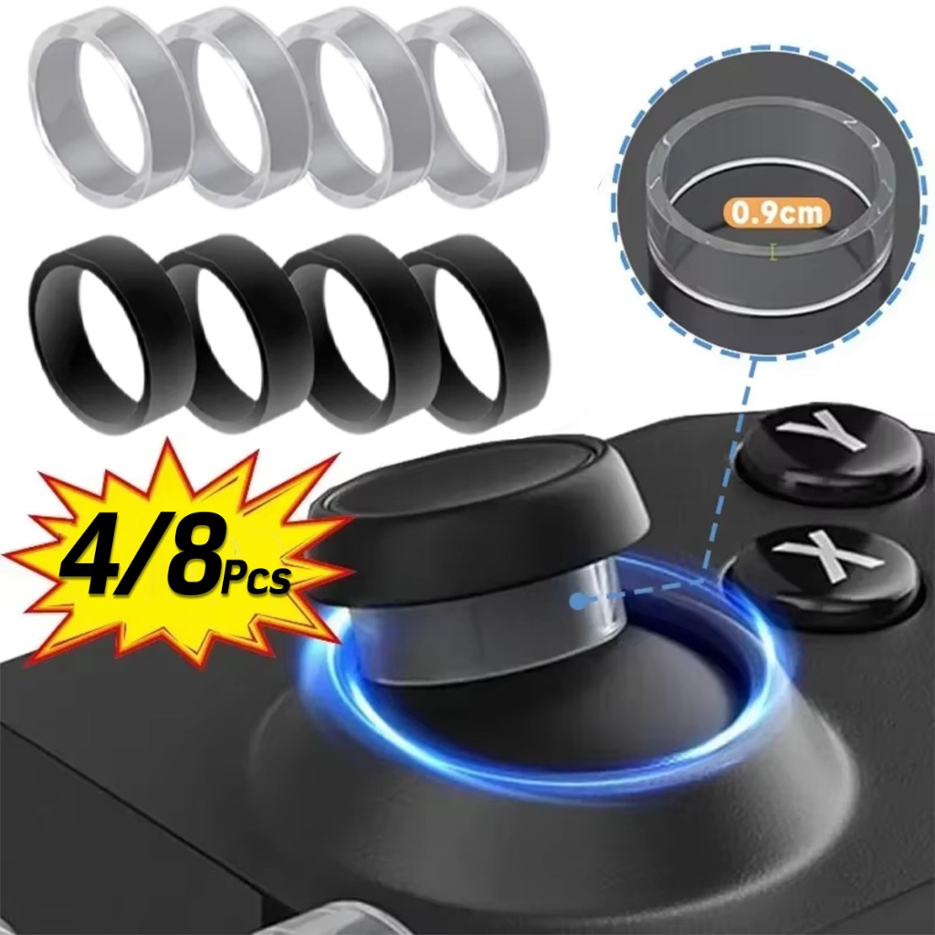 Analog Ring Karet Silikon PS5 PS4 PRO XBOX PS5 VR2 Anti Drift Controller O-Ring Leher Pelindung Anal
