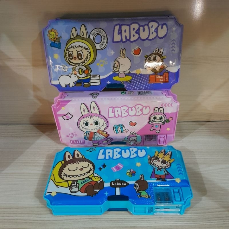 

Tempat Pensil Magnet Jumbo(23x12cm) Motif Labubu Pensil Case Labubu