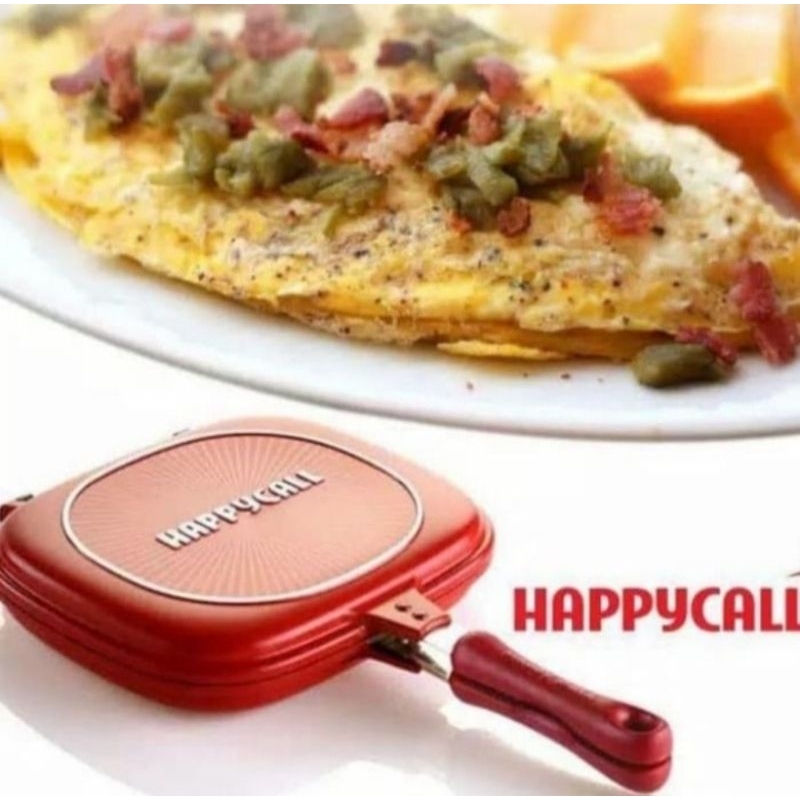 Happy Call Double pan 32cm • Teflon Jumbo Happy Call