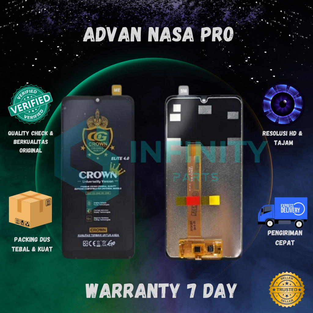 LCD ADVAN NASA PRO FULLSET COMPLETE ORIGINAL HIGH QUALITY