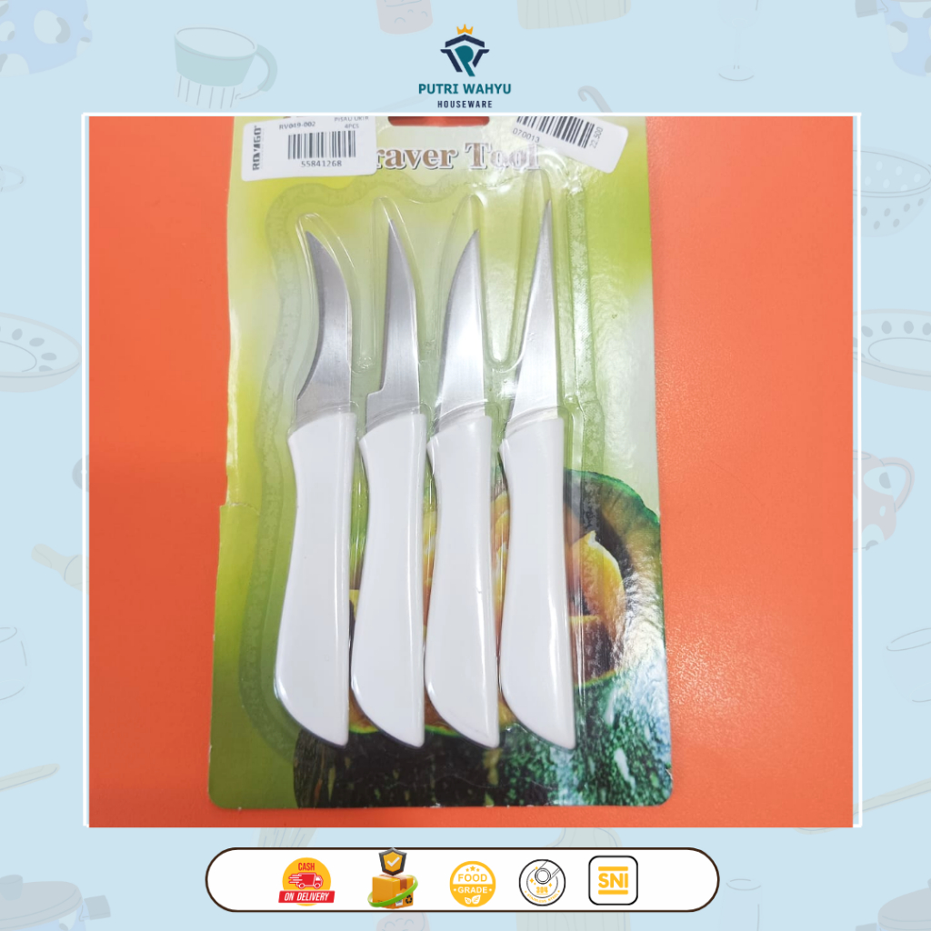 

PISAU UKIR 4PCS / PISAU UKIR BUAH CMU