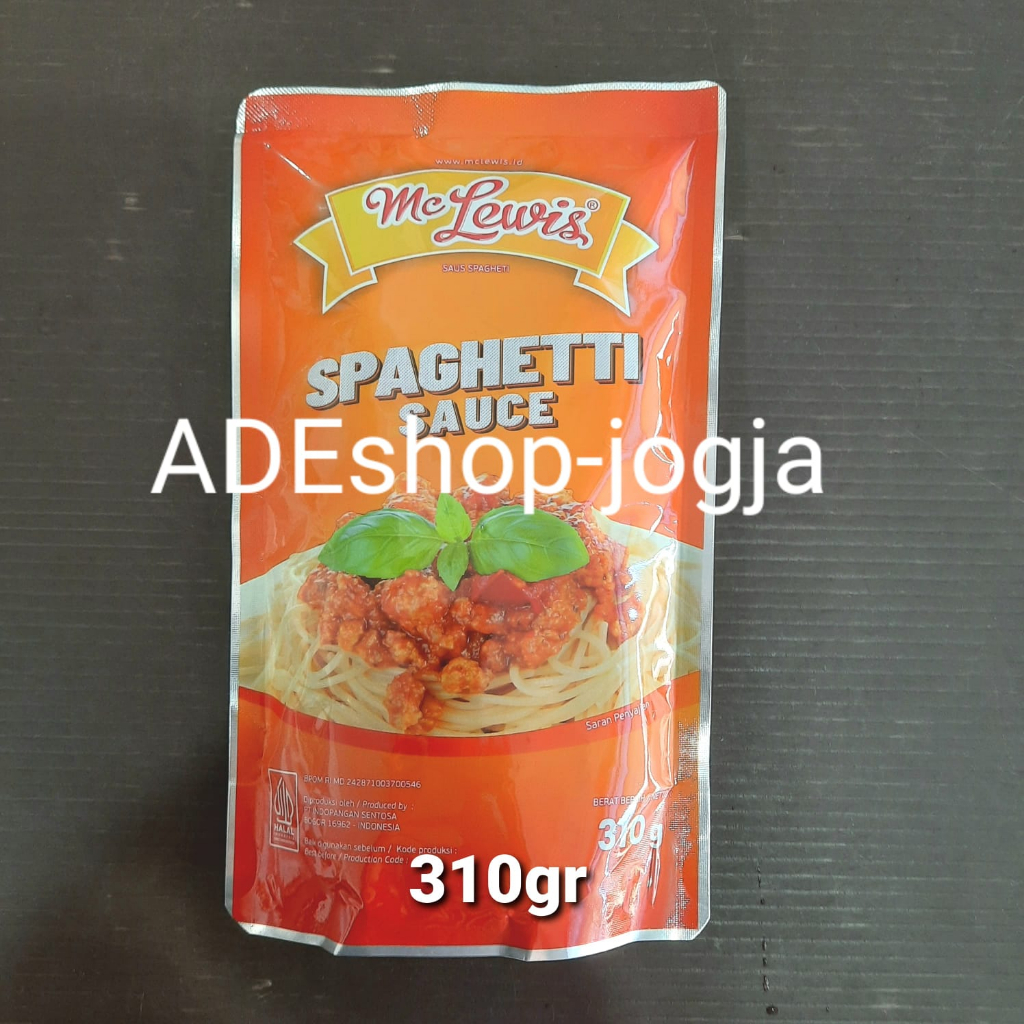 

saus saos spageti spaghetti mc lewis mclewis 310 gr
