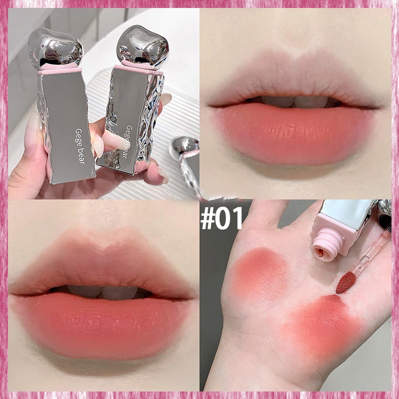 Lipstik matte velvet long lasting dan anti air lipstick nude matte tahan lama lipcream waterproof pe