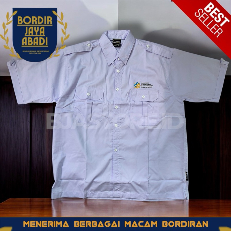 Kemeja Kemendukbangga BKKBN Putih