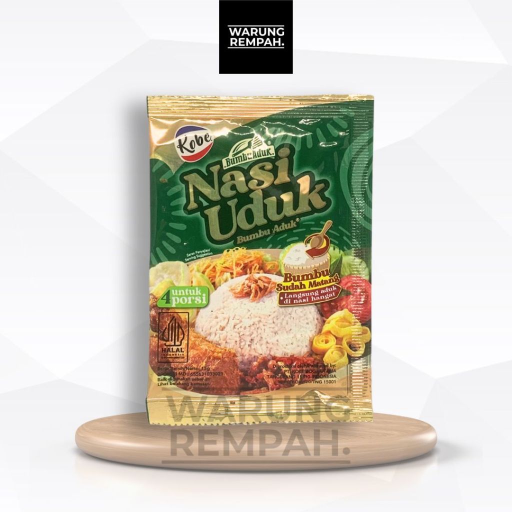 

KOBE Bumbu Aduk Nasi Uduk Instant Siap Santap 1 pcs