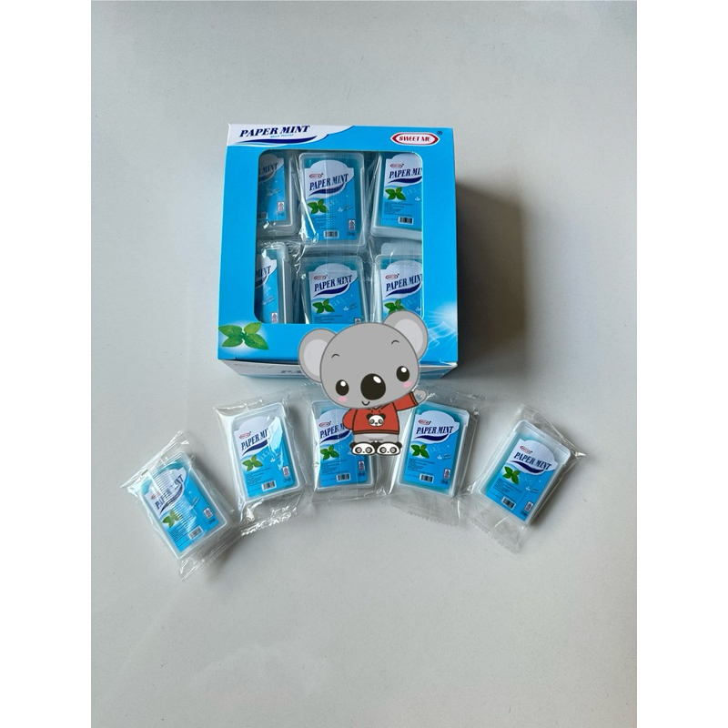 

RB Permen Paper Mint box isi 30 pcs penyegar nafas peppermint