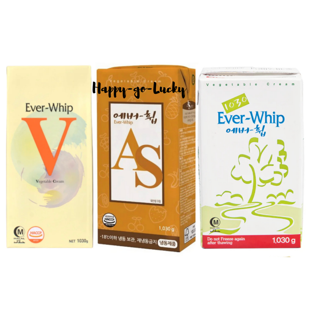 

Ever-Whip Non Dairy Whipping Cream Korea 1 lt Krim Cair Nabati Everwhip Ever Whip Dekorasi Kue