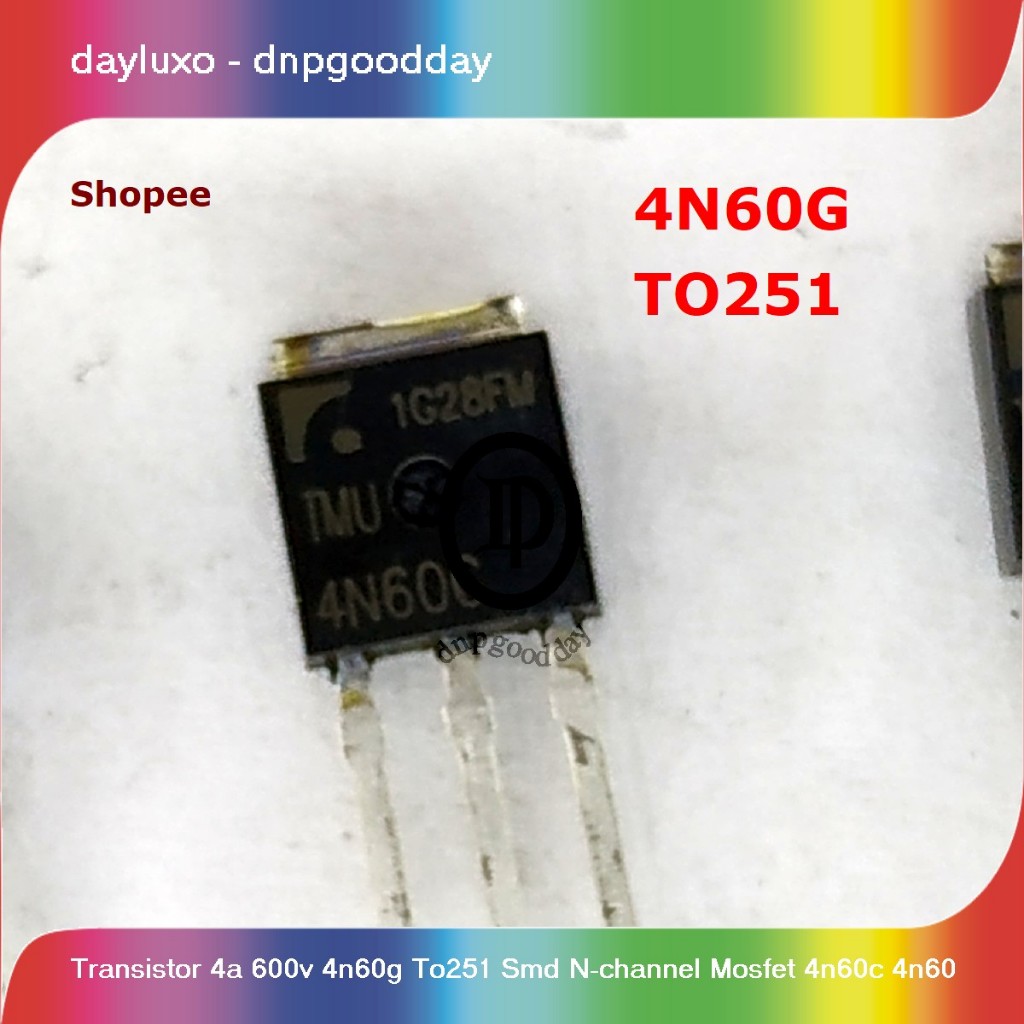 transistor 4a 600v 4n60g to251 smd n-channel mosfet 4n60c 4n60