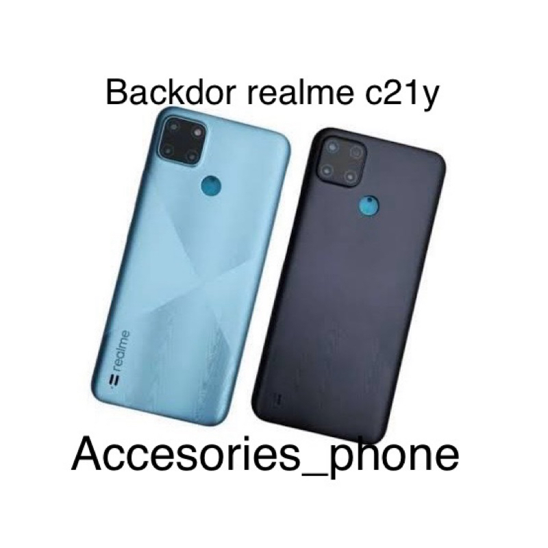 Backdor realme c21y / tutup belakang realme c21y