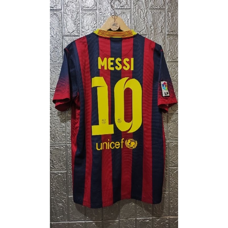 Jersey Original Barcelona 2013/14 LIONEL MESSI legenda retro jadul lawas vintage ori asli GOAT