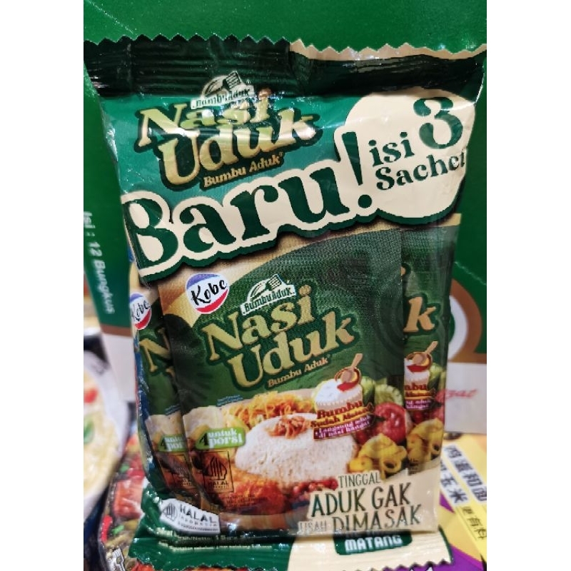 

Kobe Bumbu Aduk Nasi Uduk isi 3 Sachet @15gr
