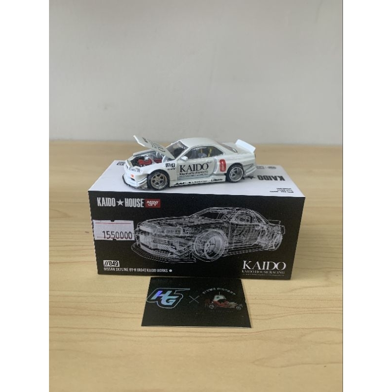 Kaido House Nissan Skyline GTR R34 Kaido Works Putih