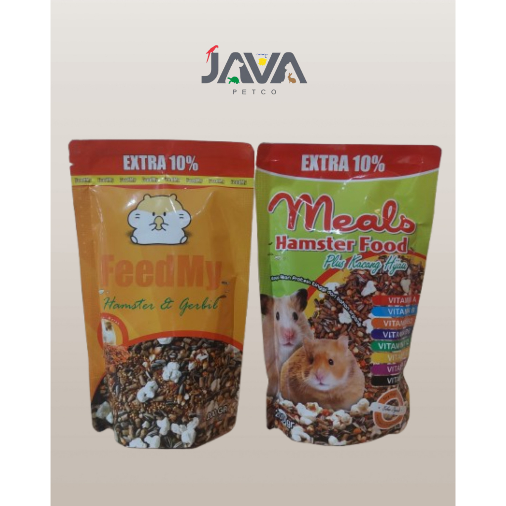 Makanan Hamster - Meals Hamster Food & FeedMy Hamster and Gerbil Food 200gr - JAVA Petco Semarang