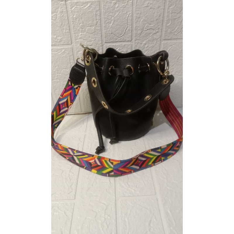 preloved tas serut tas bucket bag hand bag Sling bag tas selempang fashion