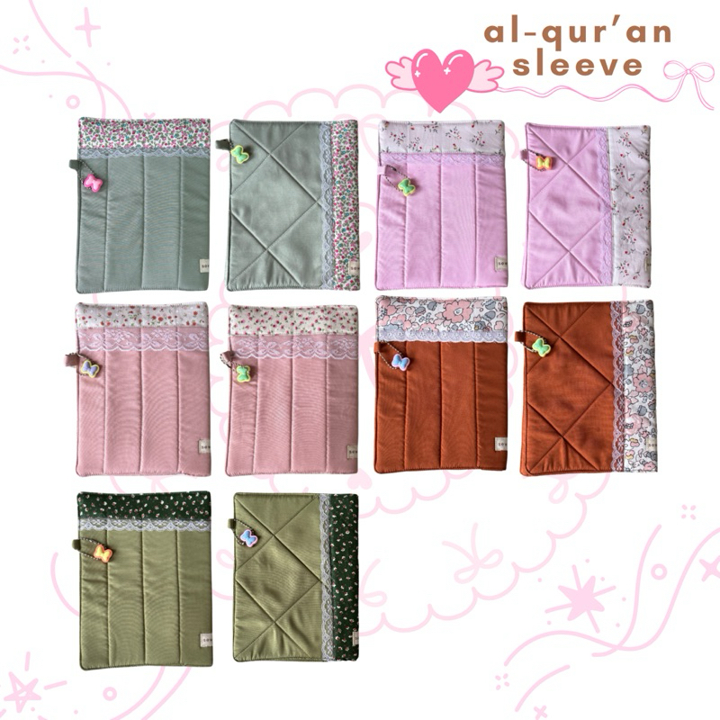 

al-quran sleeve (sampul al-quran) coquette || sewnbyz
