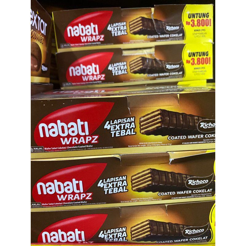 

NABATI WRAPZ WAFER COKELAT