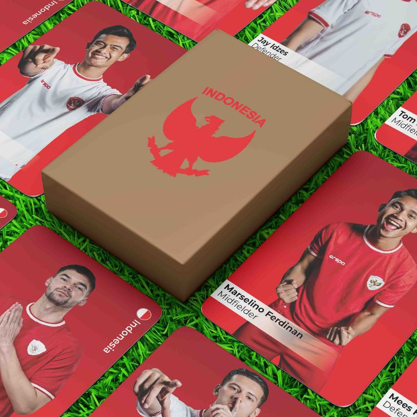 Photocard Timnas Indonesia 20pcs - Photocard Pemain Bola Terlengkap