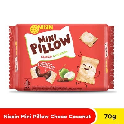 

Nissin Mini Pillow Choco / Coconut 70gram