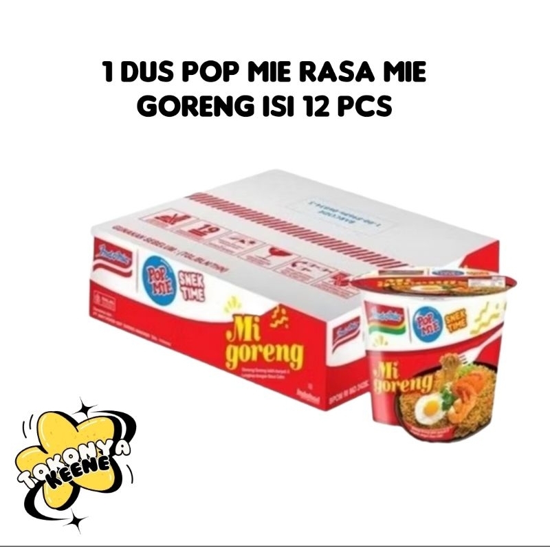 

1 KARTON POP MIE RASA MIE GORENG 43 GR INDOMIE