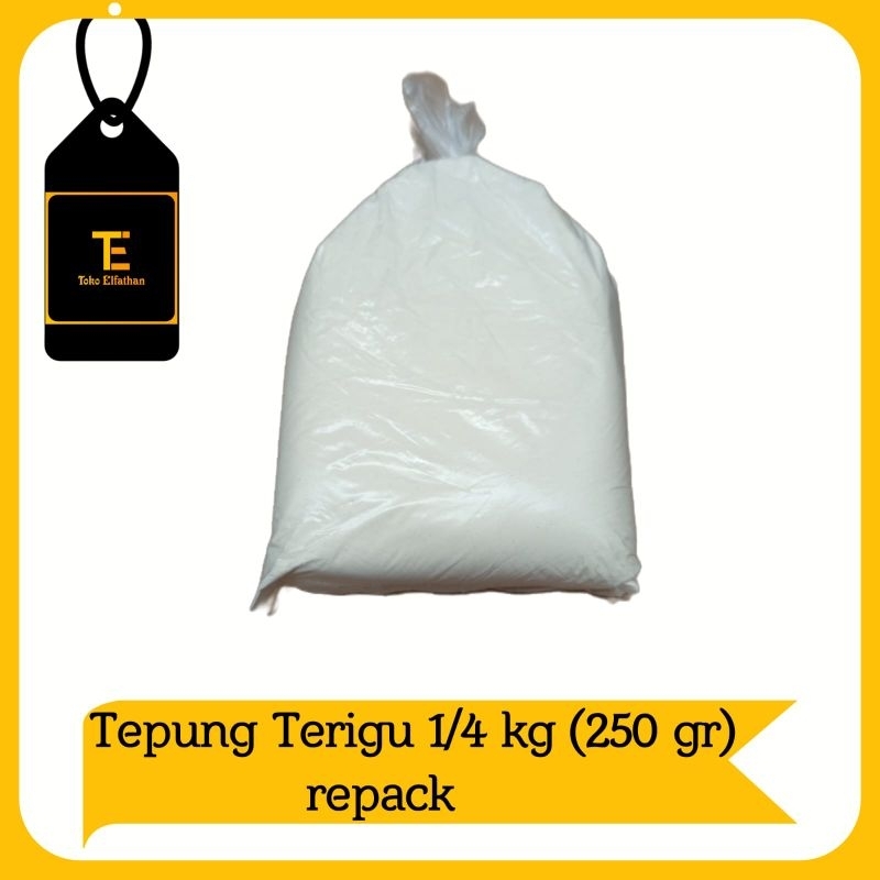 

Tepung terigu 250gr kemasan repack