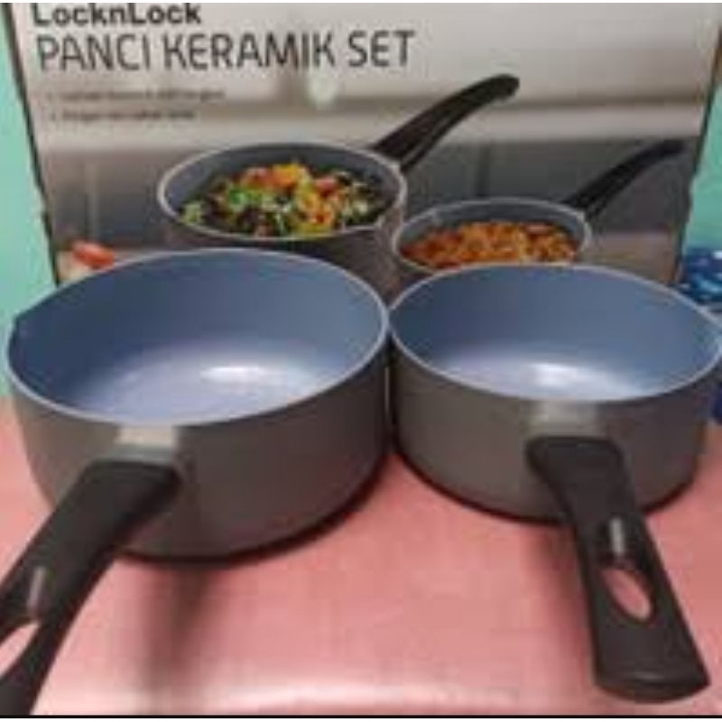 locknlock panci keramik set