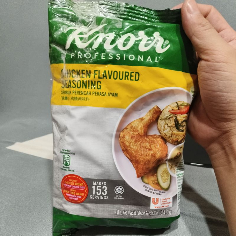 

chicken flavoured knor KNORR Chicken Powder Flavour Seasoning Malaysia (1kg) penyedap rasa ayam