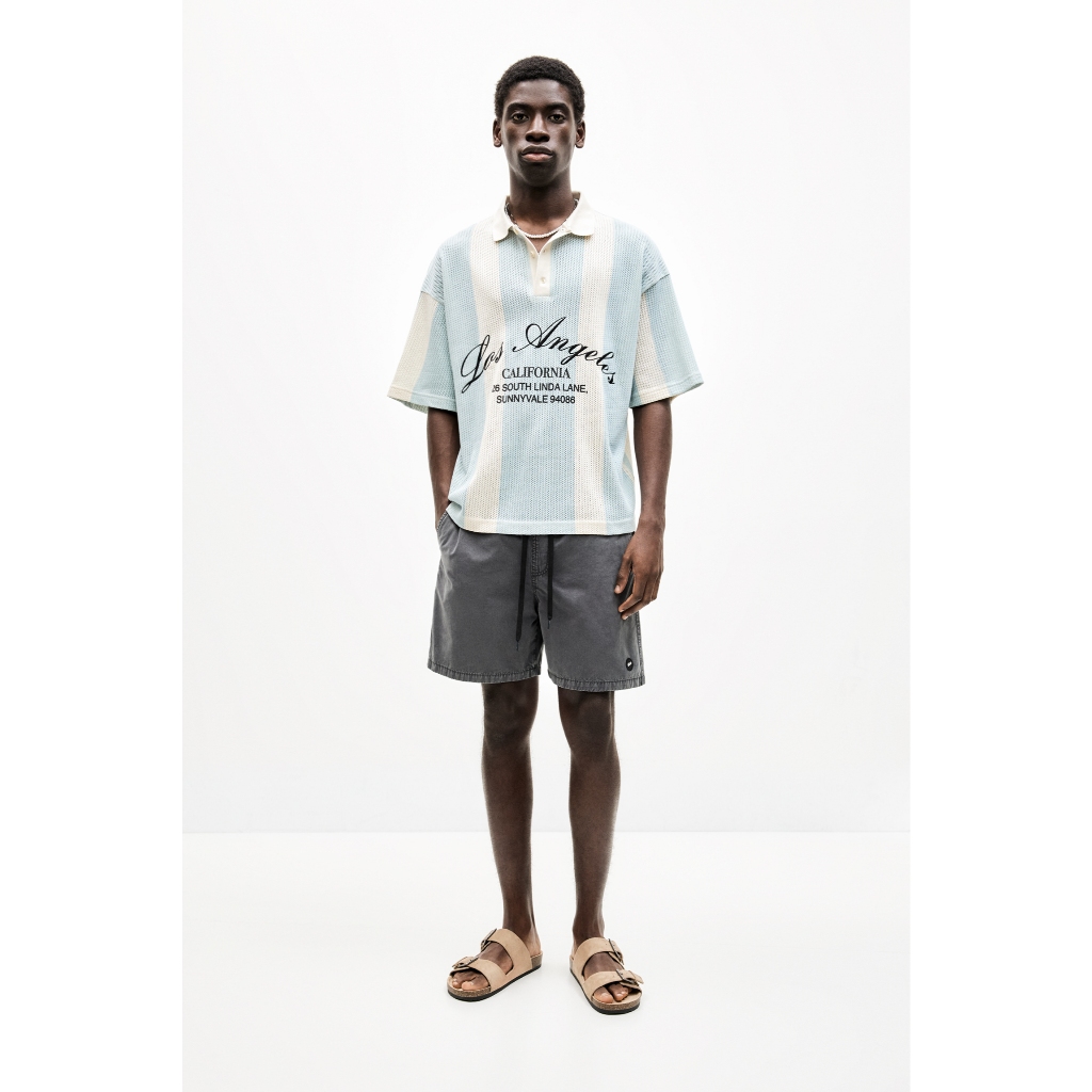 Pull&Bear Celana renang pria kain celupan STWD