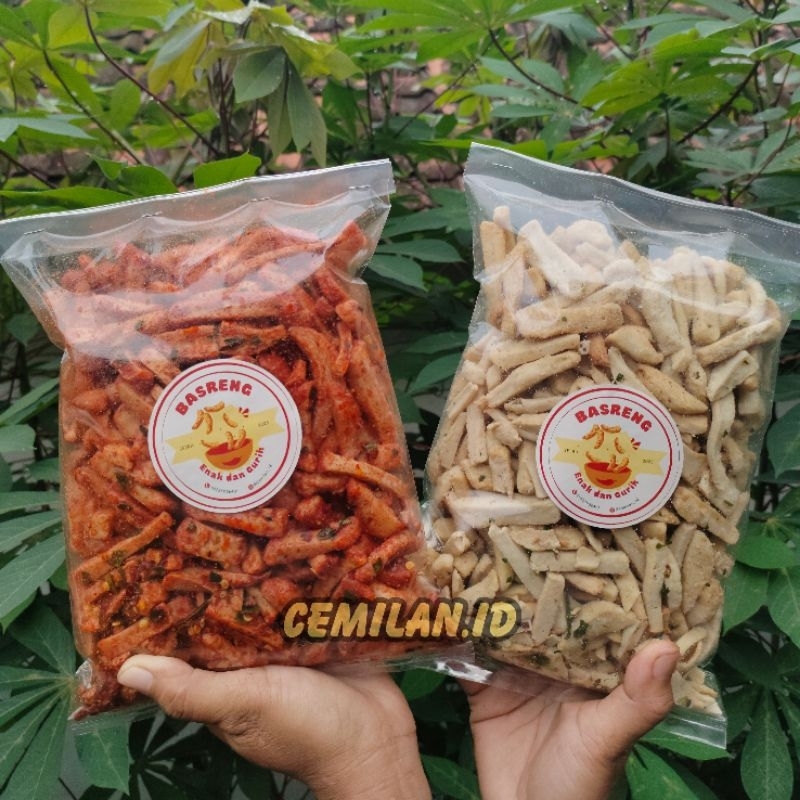 

[DAPAT 2] BASRENG MIX ORI PEDAS DAUN JERUK 500GR VIRAL CEMILAN PEDAS