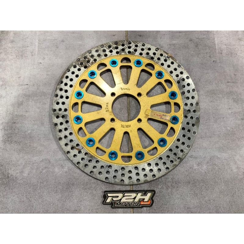 disc brake / piringan cakram BREMBO 300mm untuk fizr, jupiter z, vega