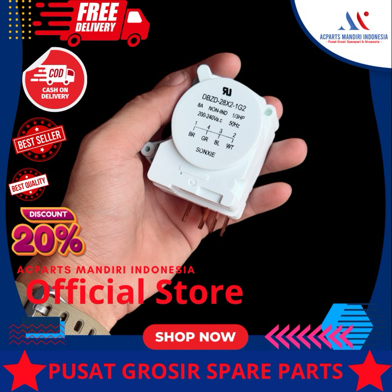 LG Refrigerator timer ( 1-3 ), timer defrost kulkas lg 2 pintu original