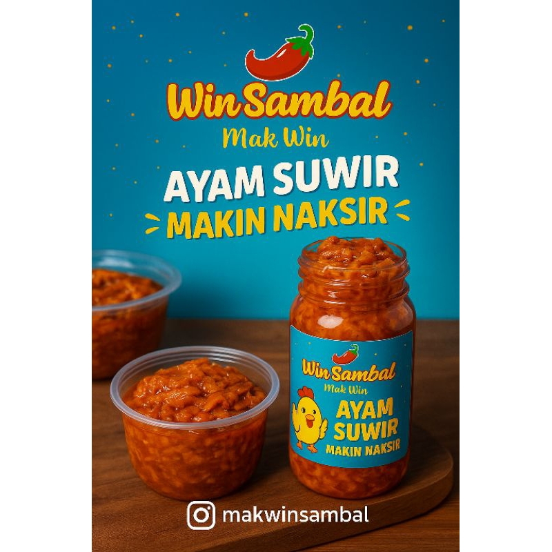 

Sambal Ayam Suwir Produk MAKWINSAMBAL.ID