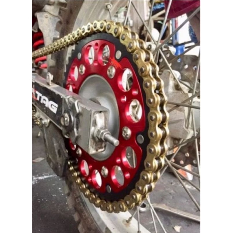 GEAR SET CRF 150L CRF 230 520 EXPEDITION SET RANTAI GOLD